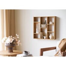 Hängeregal >Townsville< in Eiche, Massivholz -...