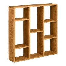 Hängeregal >Townsville< in Eiche, Massivholz -...