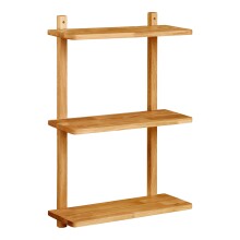 Hängeregal >Townsville< in Eiche, Massivholz -...