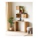 Hängeschrank >Townsville< in Eiche, Massivholz - 30x30x18cm (BxHxT)