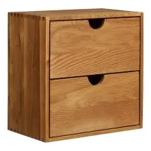 Hängeschrank >Townsville< in Eiche, Massivholz...