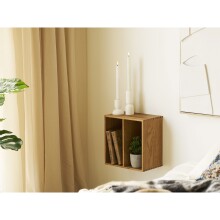 Hängeregal >Townsville< in Eiche, Massivholz -...