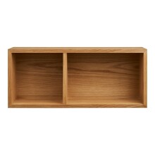 Wandregal >Oshawa< in Eiche, MDF - 70x30x20cm (BxHxT)