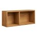 Wandregal >Oshawa< in Eiche, MDF - 70x30x20cm (BxHxT)