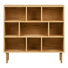 Mehrzweckregal >Oshawa< in Eiche, MDF, furniert -...