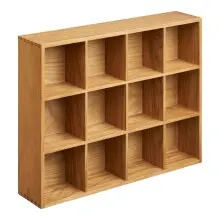 Hängeregal >Soria< in Eiche, MDF, furniert -...