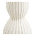 Beistelltisch >Newtown< in Weiss / creme, Zement / Glasfaser - 40x55x40 (BxHxT)
