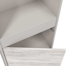 Standregal >VANYA< in Kaschmir / Velho Weiß - 49x174x28 (BxHxT)