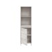 Standregal >VANYA< in Kaschmir / Velho Weiß - 49x174x28 (BxHxT)