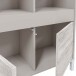 Highboard >VANYA< in Kaschmir / Velho Weiß - 78x134x33 (BxHxT)