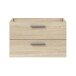 Waschbeckenunterschrank >ECO KIT< (hängend) in Canadian Eiche Dekor - 80x50x45 (BxHxT)