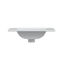 Waschtisch-Set >ECO KIT< in Weiß glänzend - 50x80x39 (BxHxT)