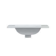 Waschtisch-Set >ECO KIT< in Weiß glänzend - 50x80x39 (BxHxT)