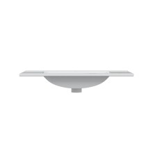 Waschtisch-Set >ECO KIT< in Weiß glänzend - 80x50x45 (BxHxT)