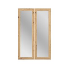 Glastür >TREVONE< (2er-Set) in Artisan Eiche...