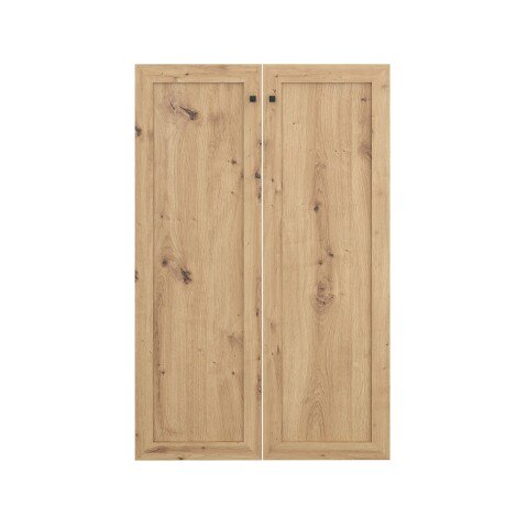 Türfront >TREVONE< (2er-Set) in Artisan Eiche Dekor - 69,9x108,5x1,5cm (BxHxT)