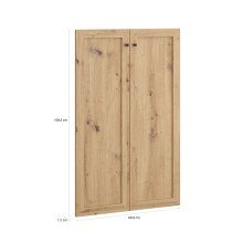 Türfront >TREVONE< (2er-Set) in Artisan Eiche Dekor - 69,9x108,5x1,5cm (BxHxT)
