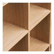 Hängeregal >Moss< in Kiefer, Massivholz - 46x46x10cm (BxHxT)