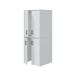Waschmaschinenumbauschrank >LAUNDRY< (2-teilig) in weiss - 69x176x67 (BxHxT)