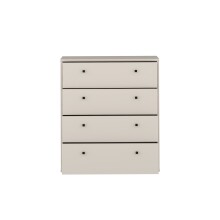 Schubkastenkommode >TEMPRA2< in Sand - 73,7x85,5x34,8cm (BxHxT)