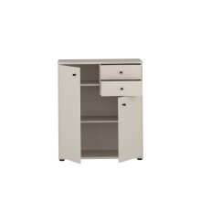 Kommode >TEMPRA2< in Sand - 73,7x85,5x34,8cm (BxHxT)