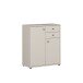 Kommode >TEMPRA2< in Sand - 73,7x85,5x34,8cm (BxHxT)