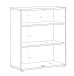 Kommode >TEMPRA2< in Sand - 73,7x85,5x34,8cm (BxHxT)