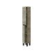 Hochschrank >LEA< in Alaska Eiche Dekor / Anthrazitgrau - 30x182x25 (BxHxT)