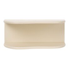 Wandregal >Botta< in Beige, MDF - 44x18x17,5cm (BxHxT)