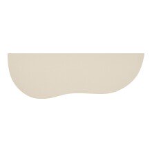 Wandboard >Botta< in Beige, MDF - 57x2,5x19cm (BxHxT)