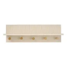 Garderobenleiste >Rocca< in Beige, MDF - 50x16x12cm...