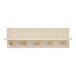 Garderobenleiste >Rocca< in Beige, MDF - 50x16x12cm (BxHxT)