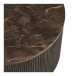Couchtisch >Rota< in Dunkelbraun / Marmor-Dekor, MDF - 40x80cm (HxD)