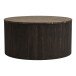 Couchtisch >Rota< in Dunkelbraun / Marmor-Dekor, MDF - 40x80cm (HxD)