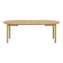 Kulissen-Esstisch >Bundaberg< (ausziehbar) Eiche, MDF, Dekor - 75/120/170/220x75x120cm (BxHxT)