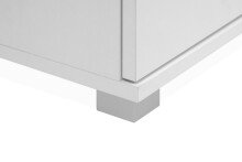 Anrichte >Volos< in weiß / Artisan Eiche Dekor - 196,5x91x38 (BxHxT)