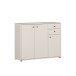 Sideboard >TEMPRA2< in Sand - 108,8x85,5x34,8cm (BxHxT)