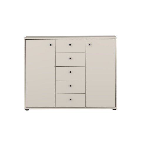 Sideboard >TEMPRA2< in Sand - 108,8x85,5x34,8cm (BxHxT)