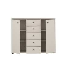 Sideboard >TEMPRA2< in Sand - 108,8x85,5x34,8cm (BxHxT)