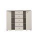 Sideboard >TEMPRA2< in Sand - 108,8x85,5x34,8cm (BxHxT)