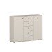 Sideboard >TEMPRA2< in Sand - 108,8x85,5x34,8cm (BxHxT)