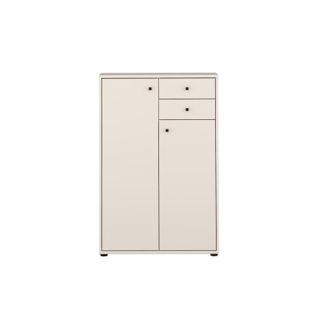 Hochkommode >TEMPRA2< in Sand - 73,7x111,1x34,8cm (BxHxT)