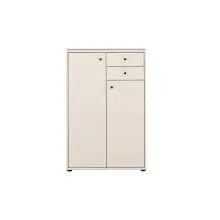 Hochkommode >TEMPRA2< in Sand - 73,7x111,1x34,8cm...