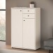 Hochkommode >TEMPRA2< in Sand - 73,7x111,1x34,8cm (BxHxT)