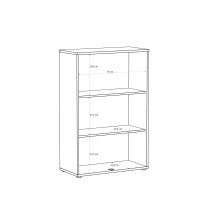 Kommode >TEMPRA2< in Sand - 73,7x111,1x34,8cm (BxHxT)