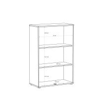 Kommode >TEMPRA2< in Sand - 73,7x111,1x34,8cm (BxHxT)