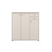 Sideboard >TEMPRA2< in Sand - 108,8x111,1x34,8cm (BxHxT)