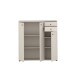 Sideboard >TEMPRA2< in Sand - 108,8x111,1x34,8cm (BxHxT)