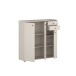 Sideboard >TEMPRA2< in Sand - 108,8x111,1x34,8cm (BxHxT)