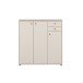 Sideboard >TEMPRA2< in Sand - 108,8x111,1x34,8cm (BxHxT)